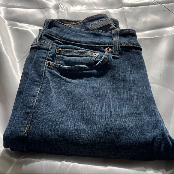 American Eagle Next Level Flex Slim Straight Dark Wash Jeans 28x30 – Like New! 🎁 - Picture 8 of 10